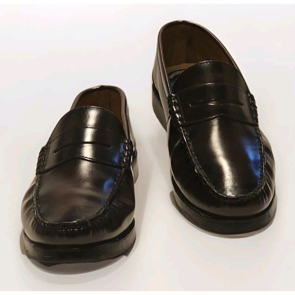 Nunn Bush Penny Loafer Slip On Burgundy Leather Comfort Gel Insole Men's 9W EUC